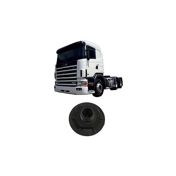 Tampa plástica do cubo dianteiro Scania S4