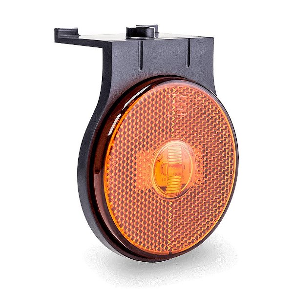 Lanterna Lateral Carreta Randon Noma Bivolt Ambar Led