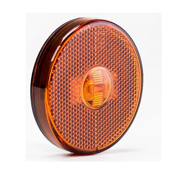 Lanterna Lateral Carreta Randon Noma Bivolt Âmbar Led