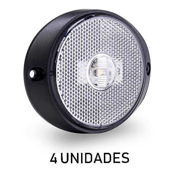 Lanterna Peito da Carreta Randon Bivolt Cristal Led - 4 un.