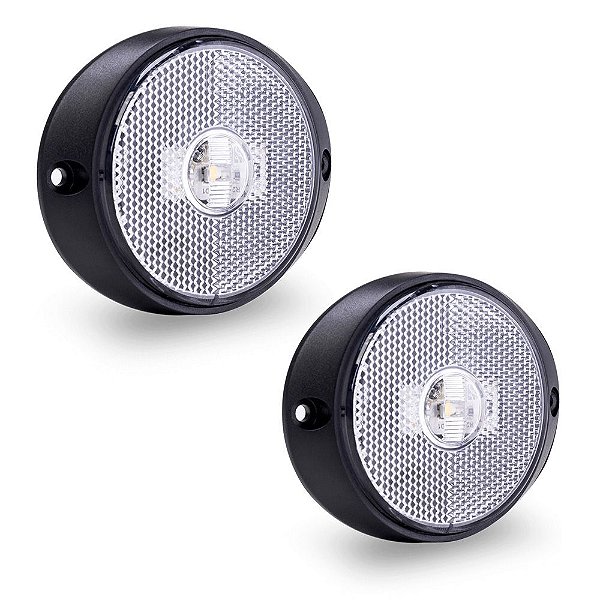 Lanterna Peito da Carreta Randon Bivolt Cristal Led - 2 un.