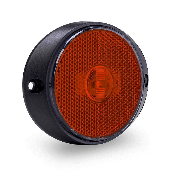 Lanterna Frontal Carreta 65 Randon Noma Led Bivolt Âmbar