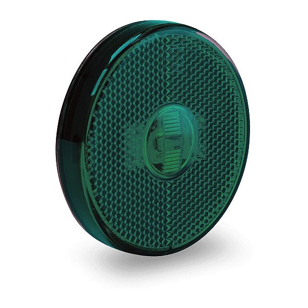 Lanterna Lateral Carreta Randon Bivolt Verde Led