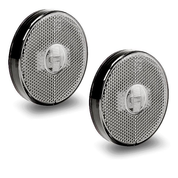 Lanterna Lateral Carreta Randon Noma Bivolt Cristal Led 2 u