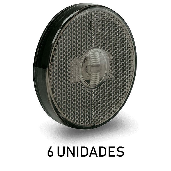 Lanterna Lateral Carreta Randon Noma Bivolt Fumê 6 un
