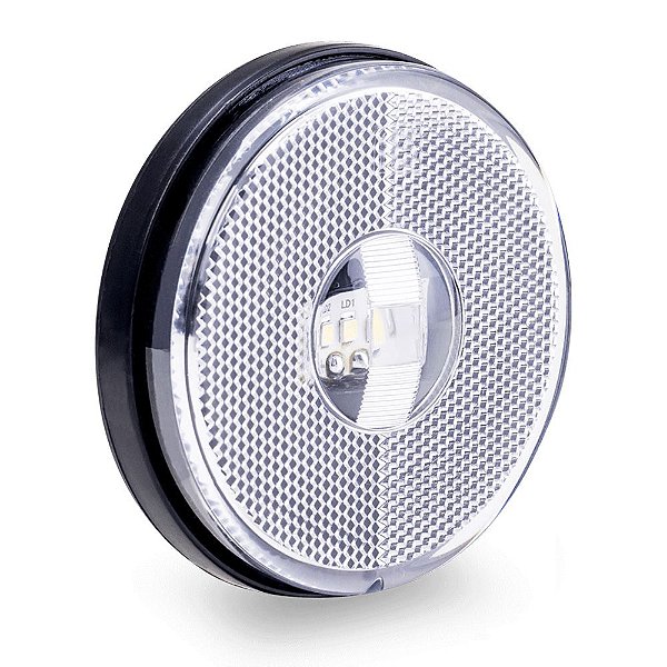 Lanterna Lateral Carreta Randon Bivolt Cristal 3 Leds