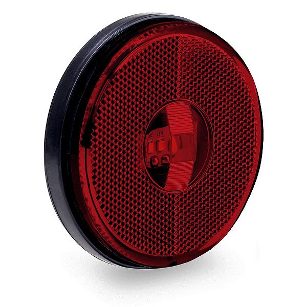 Lanterna Lateral Carreta Randon Noma Bivolt Vermelha 3 Leds