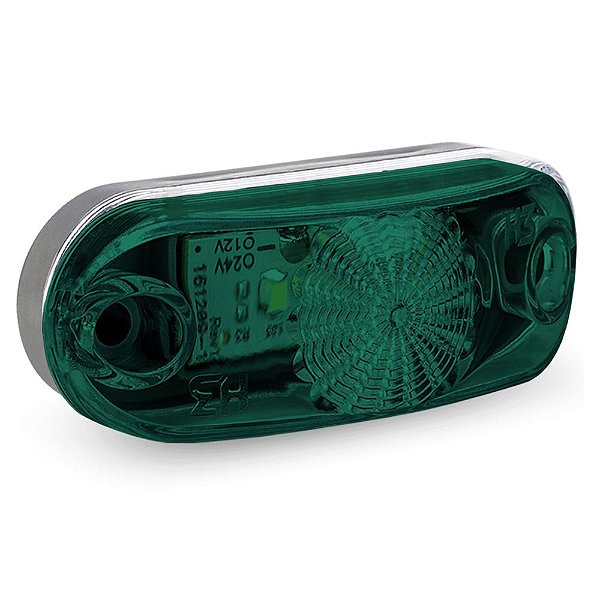 Lanterna Delimitadora Carreta Caminhão Led Bivolt Verde
