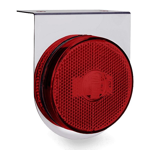 Lanterna Lateral Carreta Randon Noma Bivolt Vermelha 3 Leds