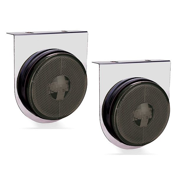 Lanterna Lateral Carreta Randon Noma Led Fumê 2 unidades