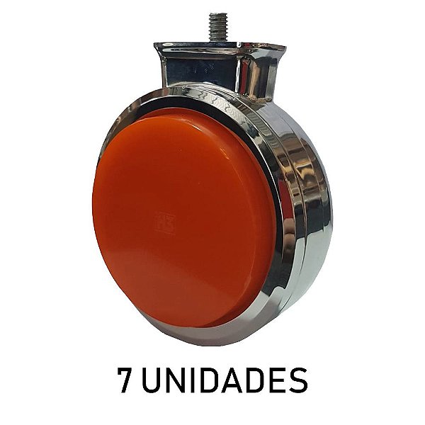 7 Lanterna Carreta Foguinho Bojuda Âmbar 9 Leds Bivolt