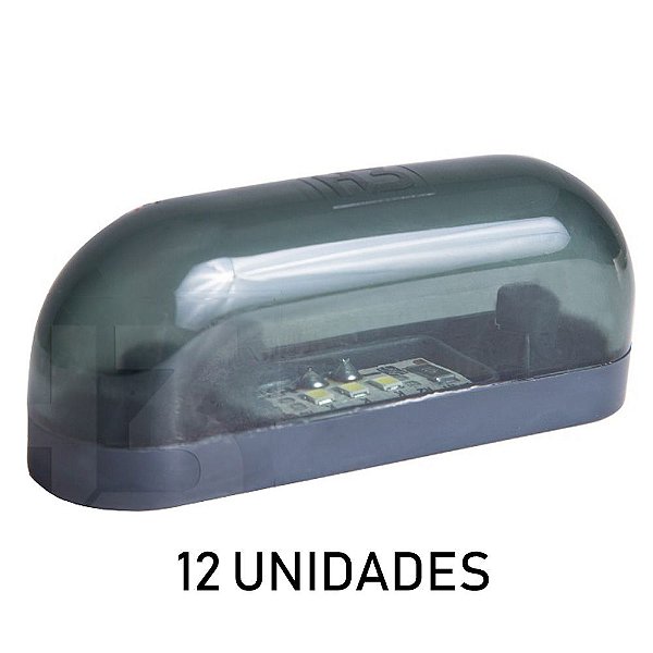 Kit Lanterna Delimitadora Carreta Caminhão Led Fumê 12 un