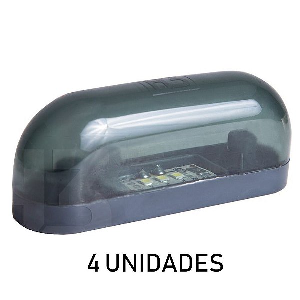 Kit Lanterna Delimitadora Carreta Caminhão Led Fumê 4 un