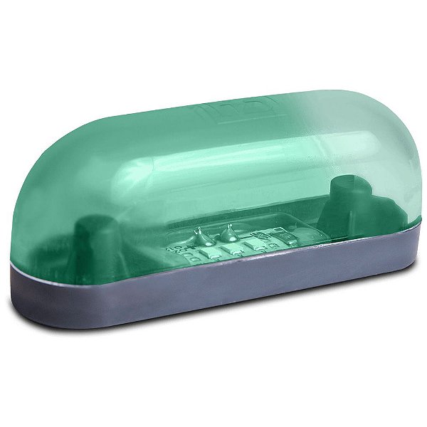 Lanterna Delimitadora Carreta Caminhão Led Bivolt Verde
