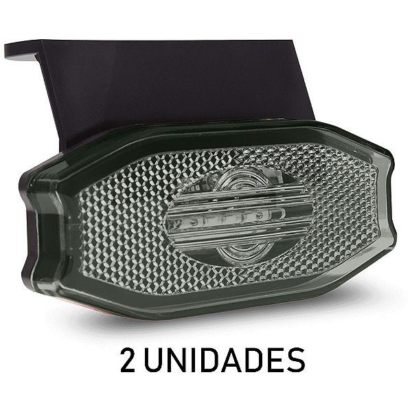 Lanterna Lateral Carreta Exclusive Fumê Led 2 unidades
