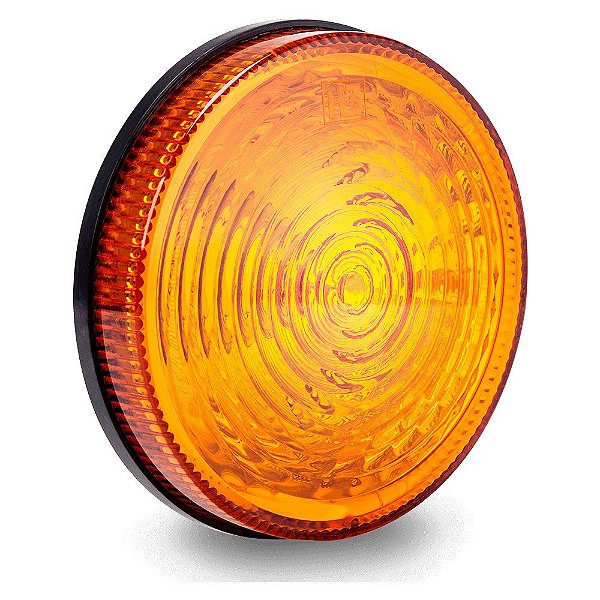 Lanterna Traseria Led Carreta Âmbar Bivolt 9 Leds 125 mm
