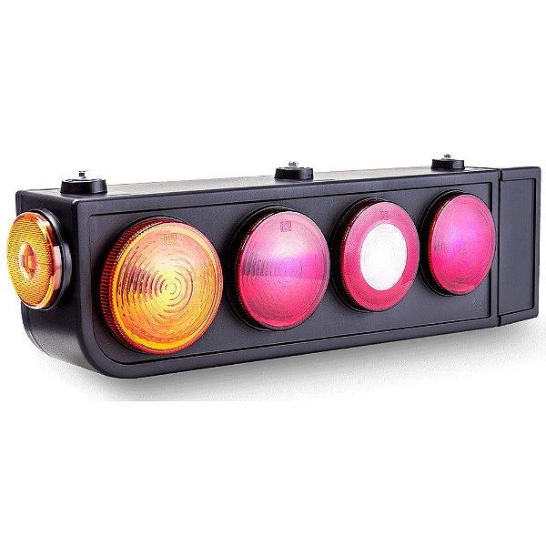 Lanterna Traseira Completa Carreta Led Lado Esquerdo Bivolt