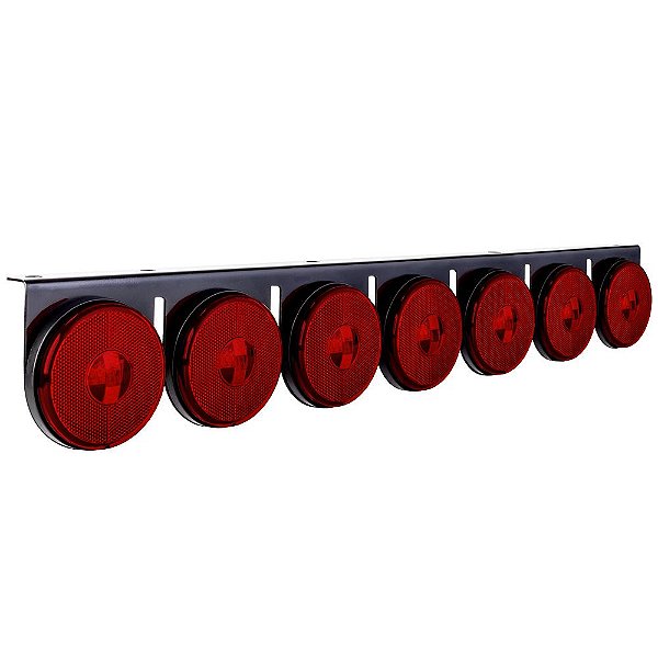 Kit Lanterna 7 Marias Foguinho Carreta Bojuda Led Vermelha