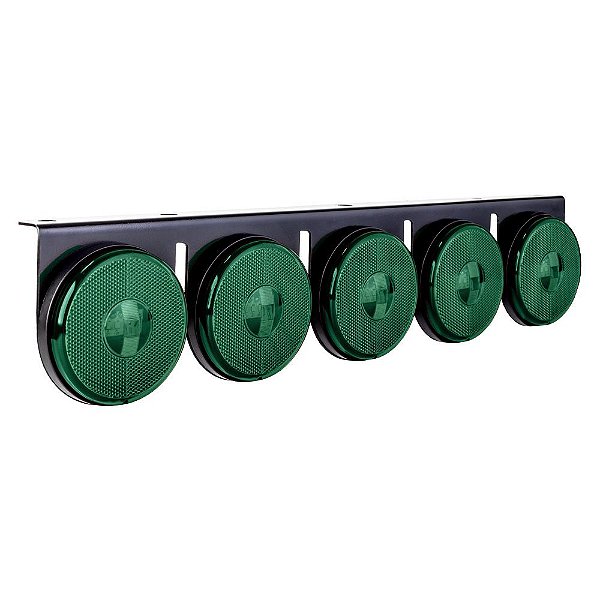 Lanterna 5 Marias Bojuda Foguinho Caminhão Carreta Led Verde
