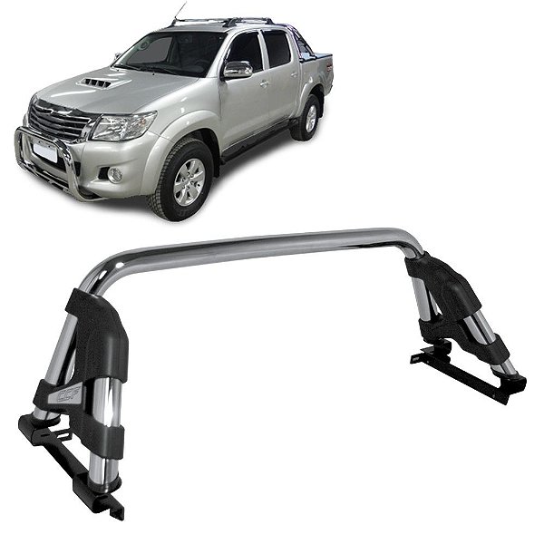 Santo Antônio Hilux 2005 a 2015 sem barra Cromado Sport