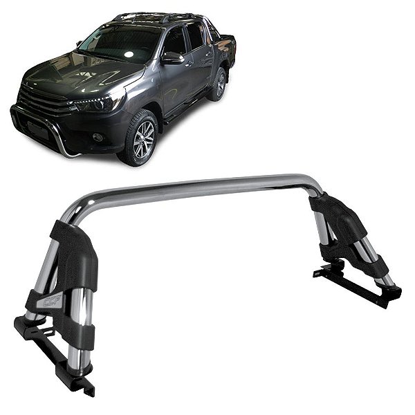 Santo Antônio Hilux 2016 em diante sem grade Cromado Sport