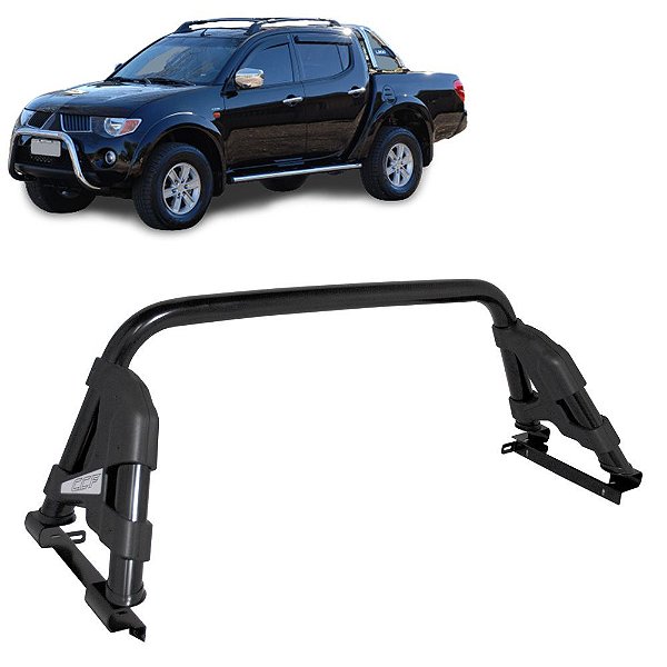 Santo Antônio L200 Triton 2008 a 2016 sem grade Preto