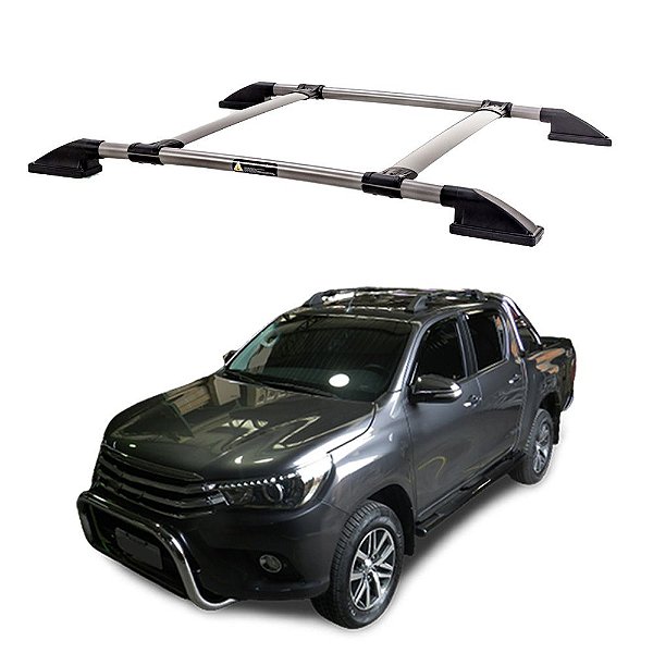 Bagageiro Hilux 2016 em diante Grafite Colada