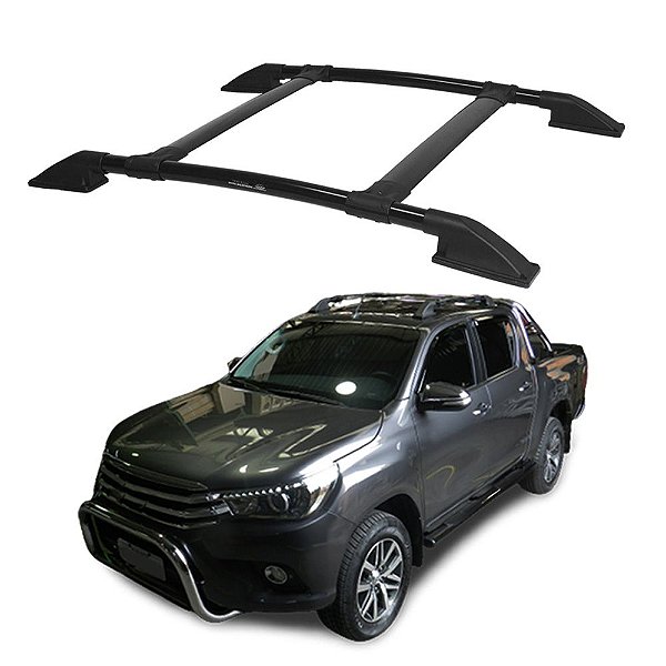 Bagageiro Hilux 2016 em diante Preto Colada