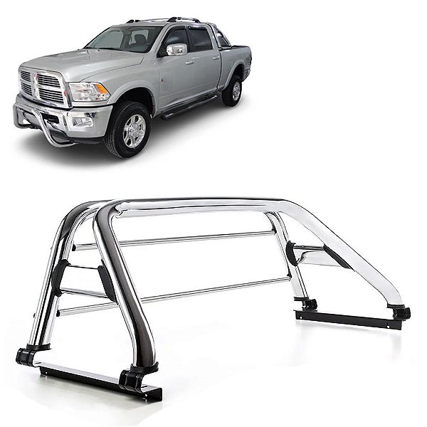 Santo Antônio Dodge RAM 2006 a 2015 com grade Cromo