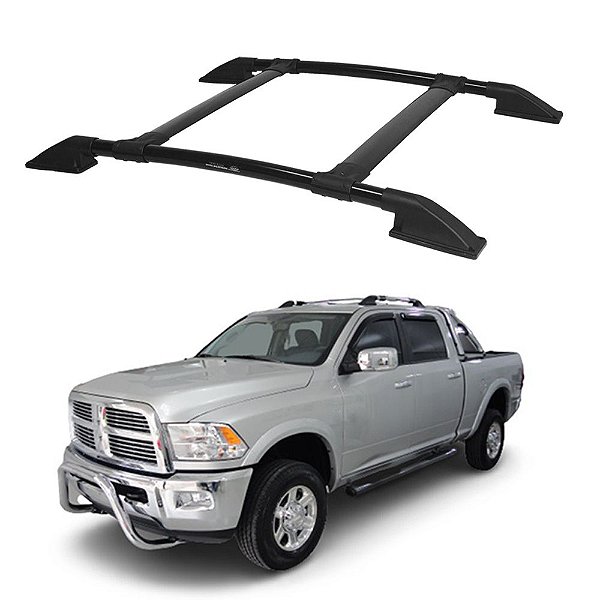 Bagageiro Dodge RAM 2006 em diante Preto Aluminio