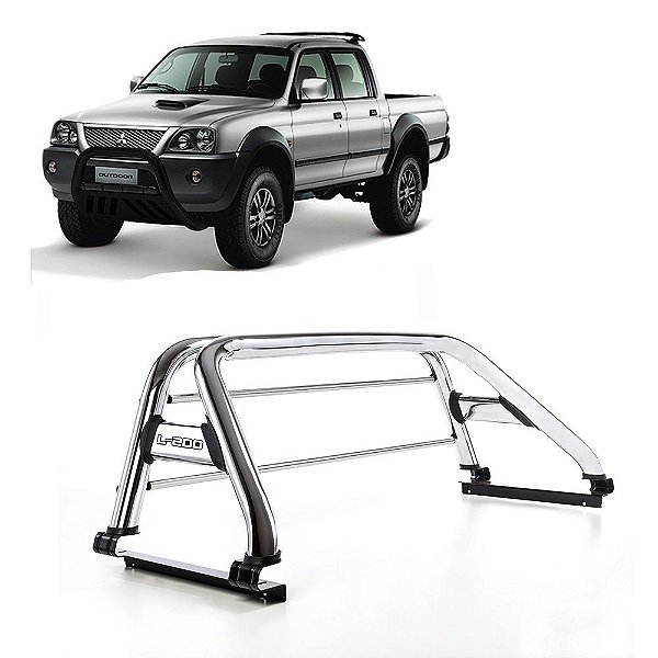 Santo Antônio L200 Sport 2004 2005 A 2011 Cromado Com Barras