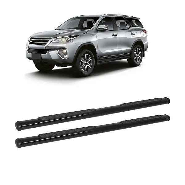 Estribo SW4 2016 em diante Cabine Dupla Preto Oblongo