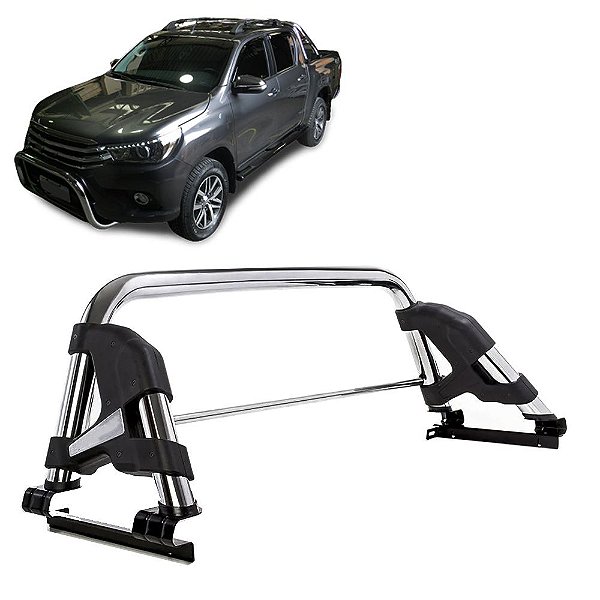 Santo Antônio Hilux 2016 em diante com grade Cromado Sport