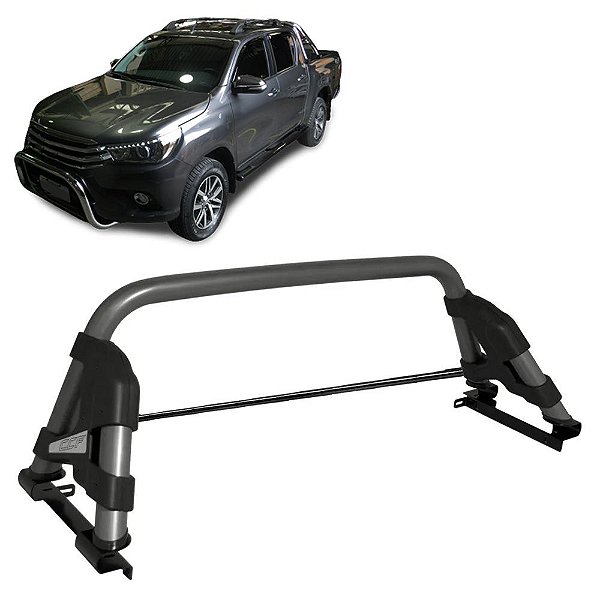 Santo Antônio Hilux 2016 em diante com grade Preto Sport