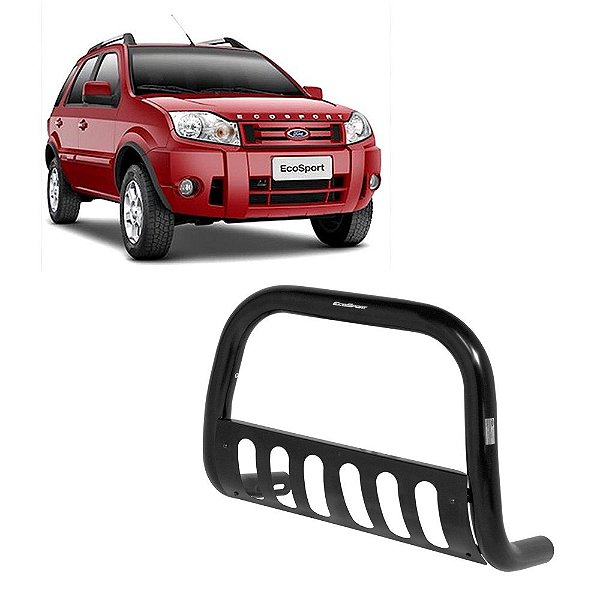 Parachoque de Impulsão EcoSport 2004 a 2012 com Chapa Preto