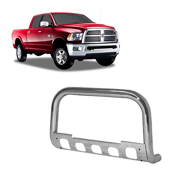 Parachoque de Impulsão Dodge RAM 2006 a 2011 com chapa Cromo