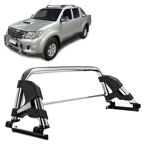 Santo Antônio Hilux 2005 a 2015 com barra Cromado Sport