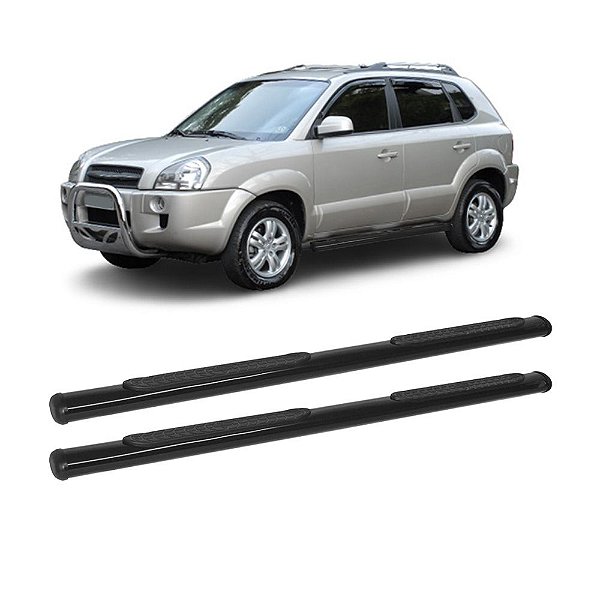 Estribo Tucson 2006 a 2016 Preto Oblongo
