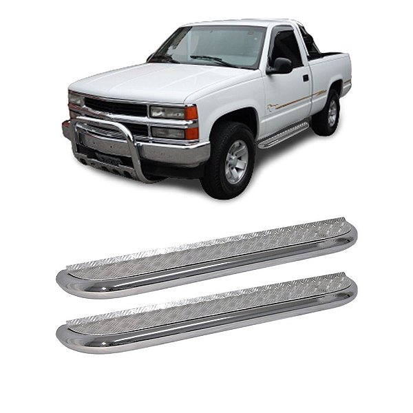 Estribo Silverado 1997 a 2001 Cromo Plataforma