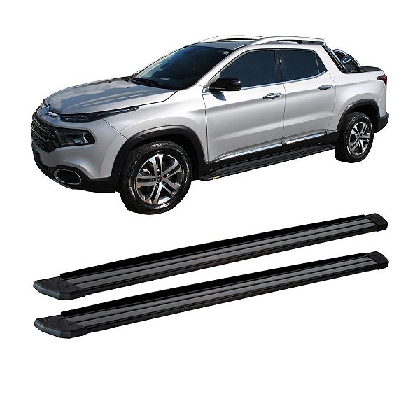 Estribo Toro 2016 em diante Preto Aluminio Slim