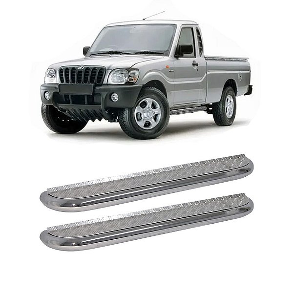 Estribo Pick-Up 2008 em diante Cabine Simples Cromado