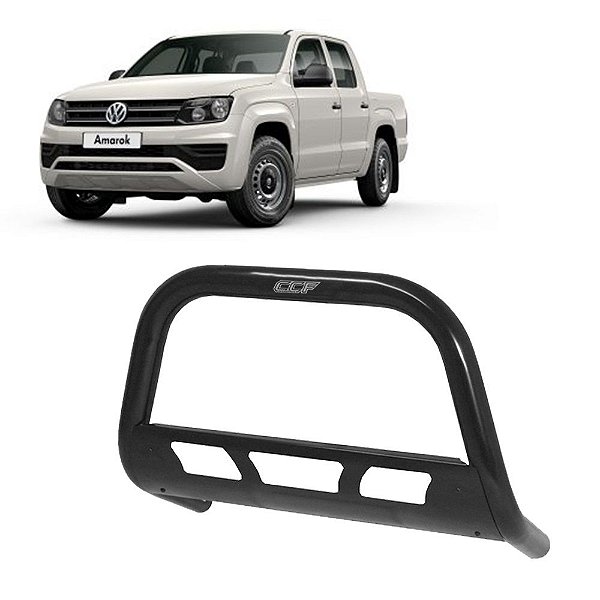 Parachoque de Impulsão Amarok 2010 a 2016 com chapa Preto
