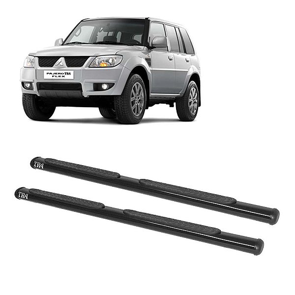 Estribo Pajero TR4 2000 Em Diante Preto