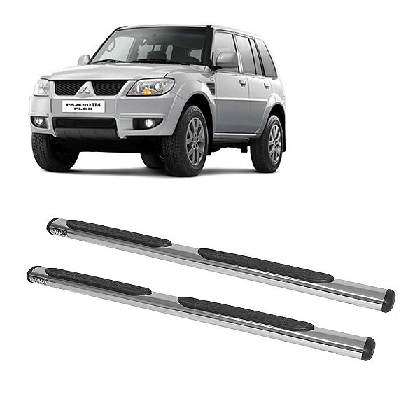 Estribo Pajero TR4 2000 2001 2002 2003 2004 a 2020 Cromado
