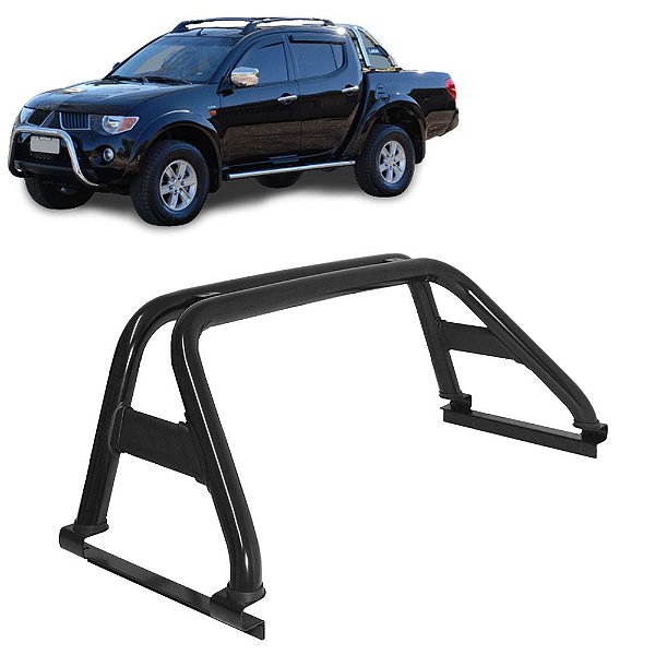Santo Antônio L200 Triton 2008 a 2016 sem grade Preto