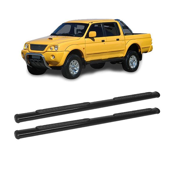 Estribo L200 Outdoor 2004 a 2012 Preto Oblongo