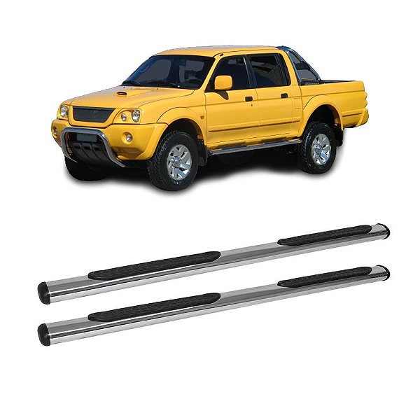 Estribo L200 Outdoor 2004 a 2012 Cromado Oblongo