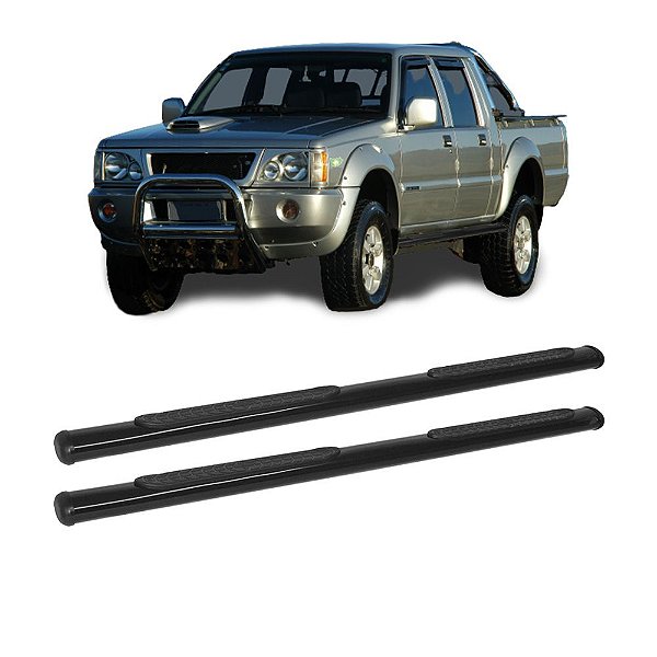 Estribo L200 GLS 1998 a 2004 Preto Oblongo