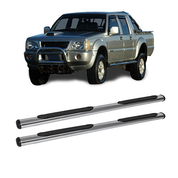 Estribo L200 GLS 1998 a 2004 Cromado Oblongo