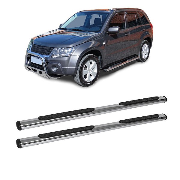 Estribo Grand Vitara 2009 a 2017 Cromado Oblongo
